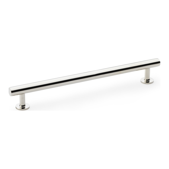 AW814-192-PN • 192mm c/c • Polished Nickel • Alexander & Wilks Round T-Bar Cabinet Pull Handle